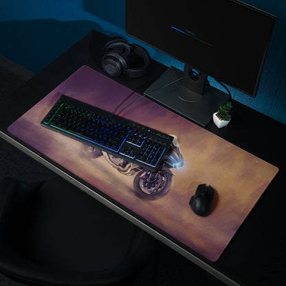 Kawasaki Ninja H2 Inspired Gaming Mousepad, Oversized Desk Pad with Stitched Edges