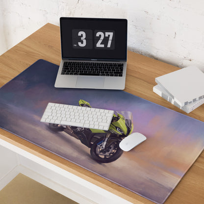 BMW S1000RR Custom Inspired Extended Mouse Pad, Large Desk Mat for Office & Setup