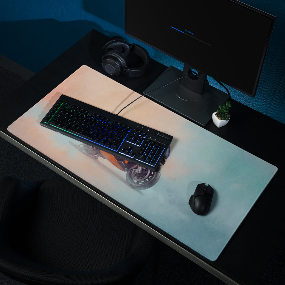 Aprilia RSV4 Xtrenta Inspired Extended Mouse Pad, Large Desk Mat for Office & Setup
