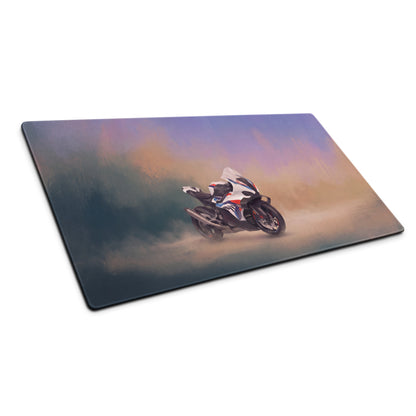 BMW M1000RR Inspired Large Mousepad, Premium Desk Mat for PC Setup
