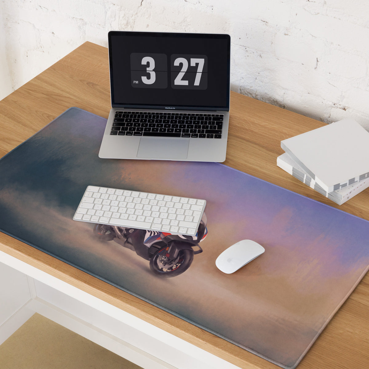 BMW M1000RR Inspired Large Mousepad, Premium Desk Mat for PC Setup