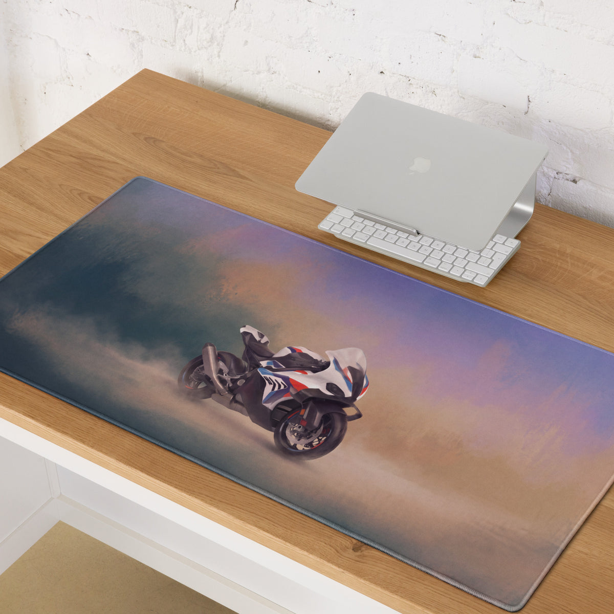 BMW M1000RR Inspired Large Mousepad, Premium Desk Mat for PC Setup
