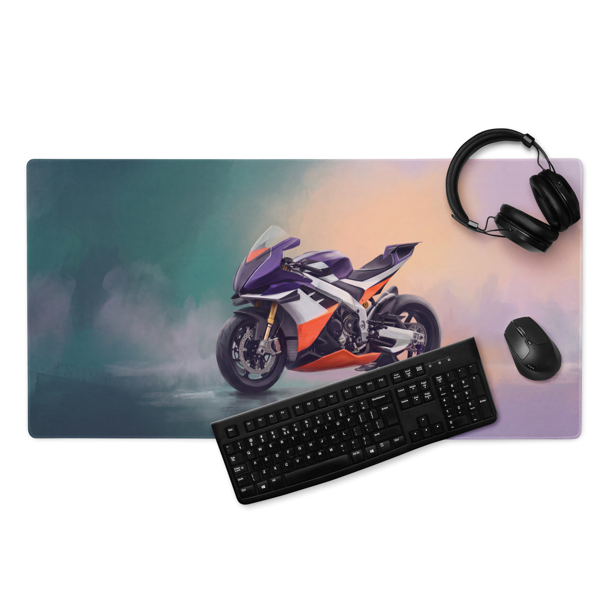 Aprilia RSV4 Xtrenta Inspired Extended Gaming Mouse Pad, Large Desk Mat