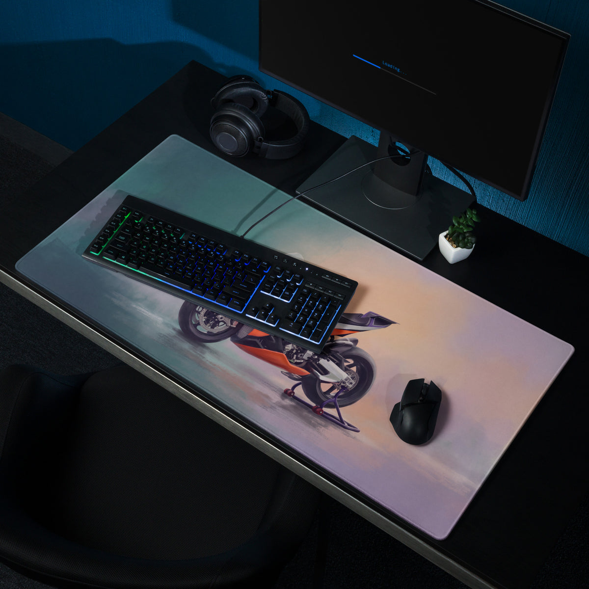 Aprilia RSV4 Xtrenta Inspired Extended Gaming Mouse Pad, Large Desk Mat