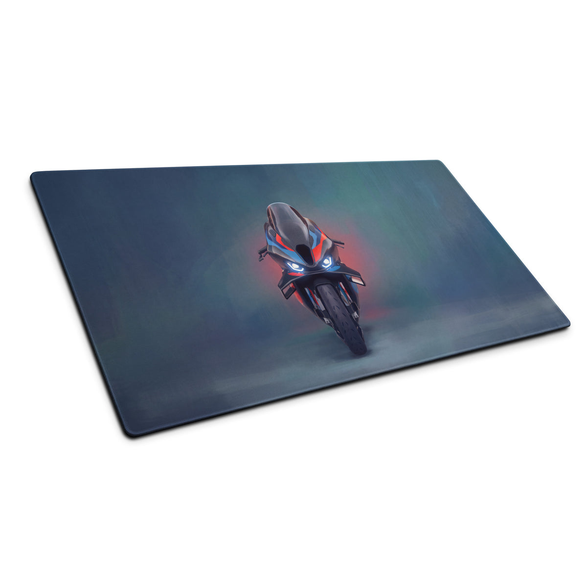 BMW M1000RR Inspired Extra Large Desk Pad, Aesthetic Mousepad for Setup