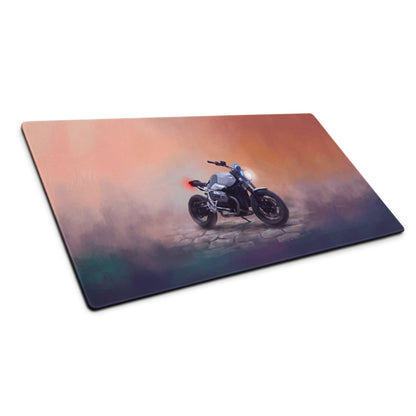 BMW R nineT Inspired Gaming Desk Pad, Oversized Mouse Pad with Stitched Edges