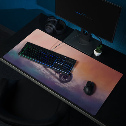 BMW R nineT Inspired Gaming Desk Pad, Oversized Mouse Pad with Stitched Edges