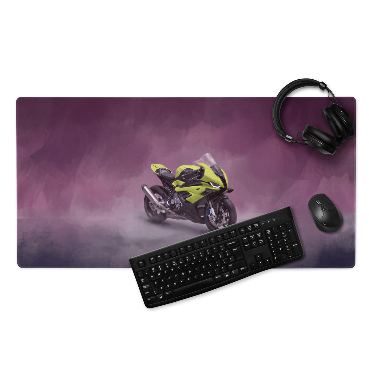 BMW M1000RR Inspired Gaming Mousepad, Oversized Desk Pad for PC Setup
