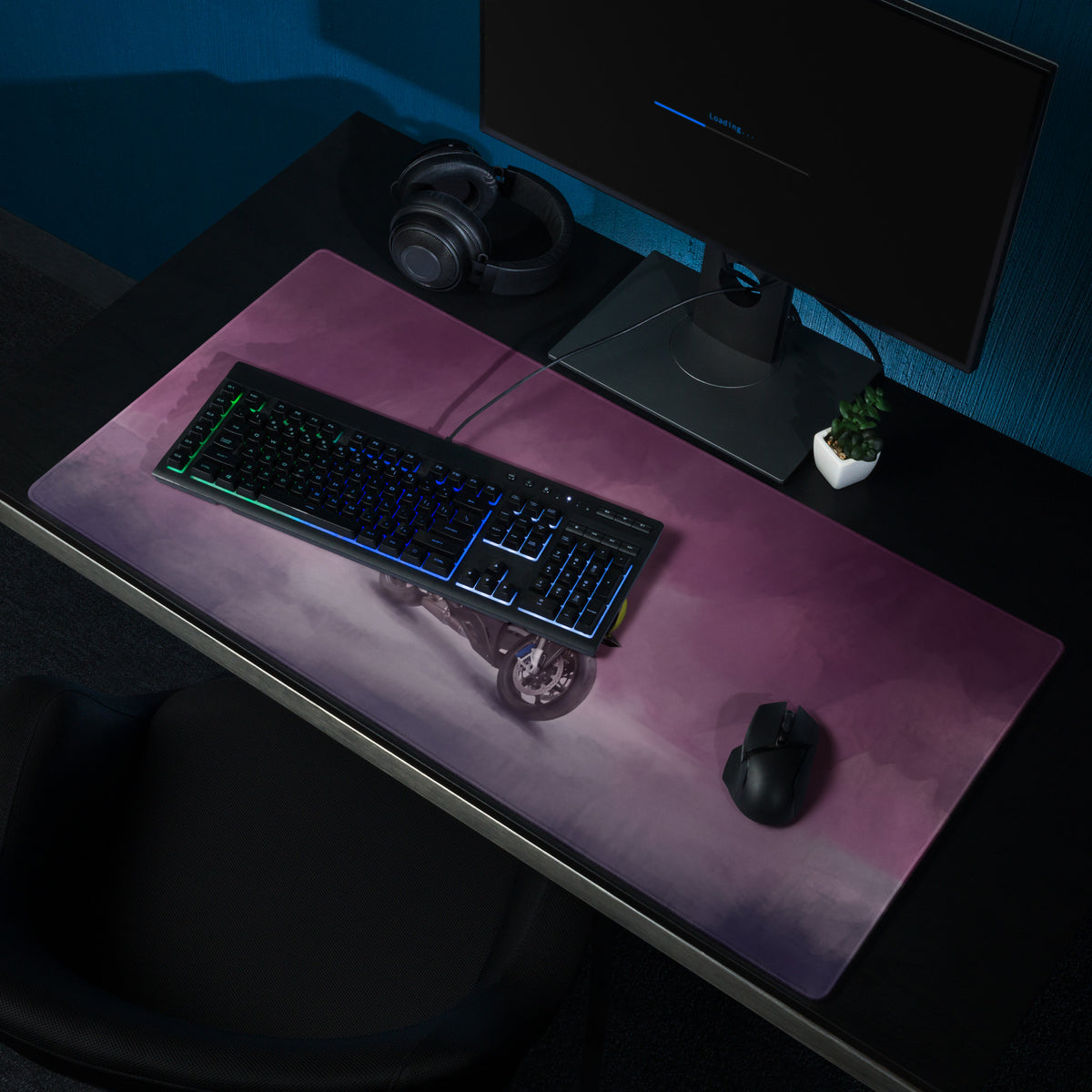 BMW M1000RR Inspired Gaming Mousepad, Oversized Desk Pad for PC Setup