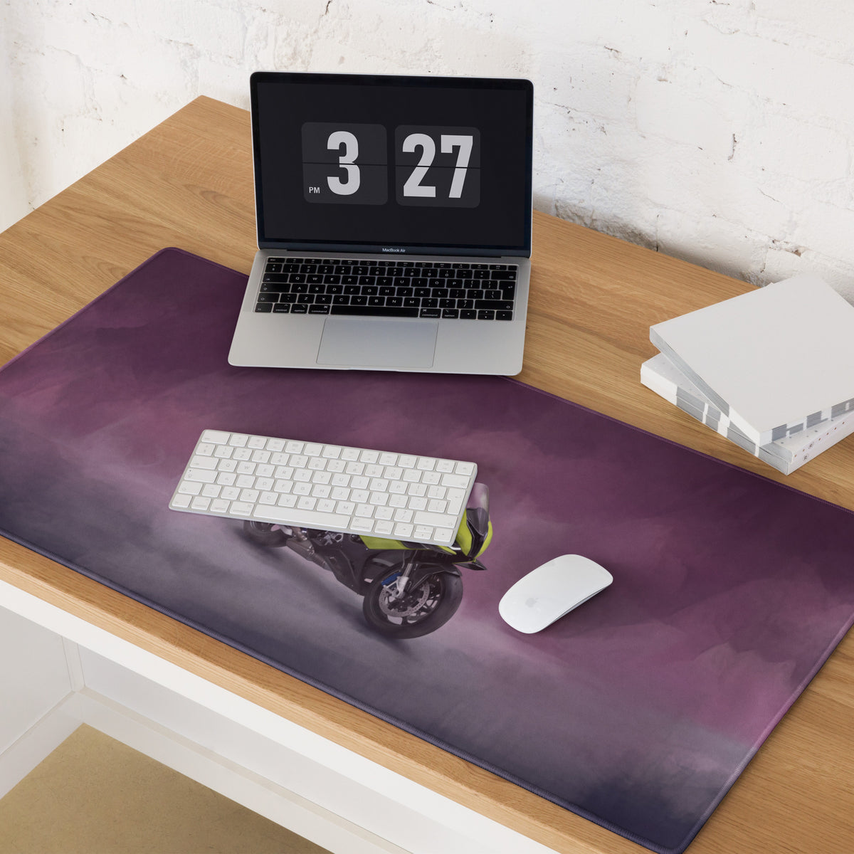 BMW M1000RR Inspired Gaming Mousepad, Oversized Desk Pad for PC Setup