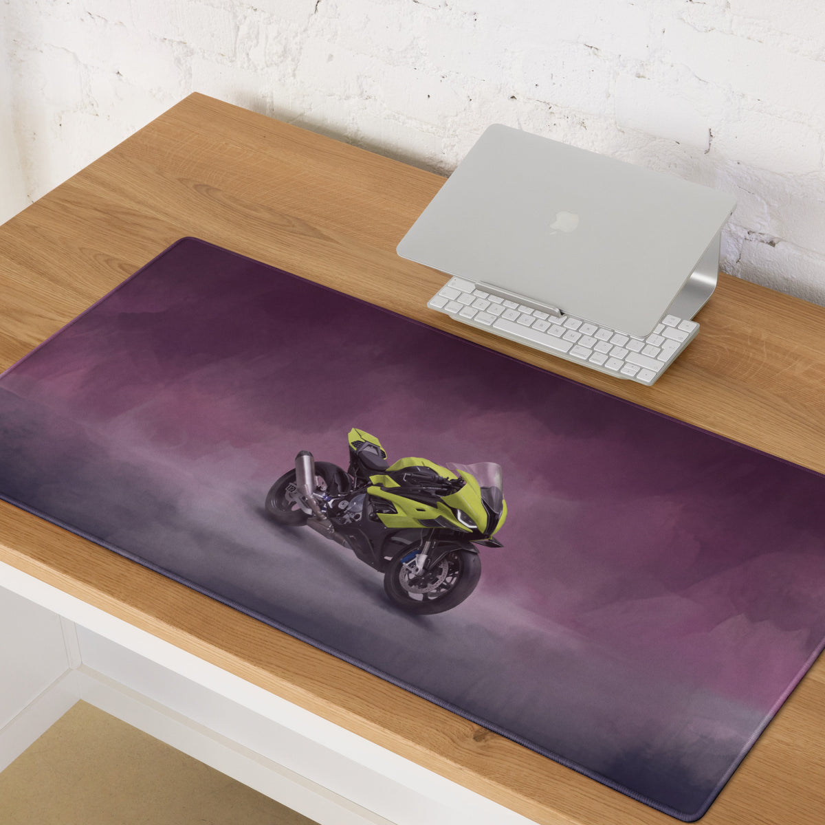 BMW M1000RR Inspired Gaming Mousepad, Oversized Desk Pad for PC Setup
