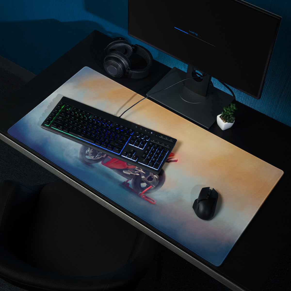 Ducati Panigale V4S Inspired Extended Mouse Pad, Large Desk Mat for Office & Gaming