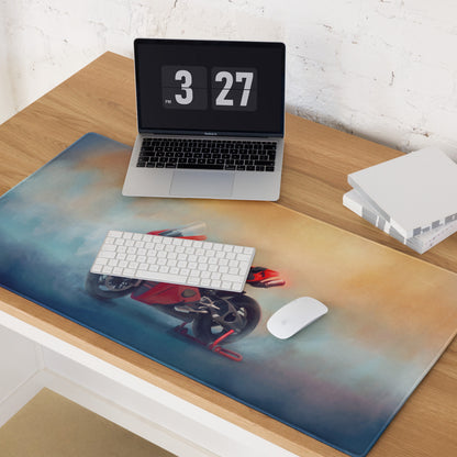 Ducati Panigale V4S Inspired Extended Mouse Pad, Large Desk Mat for Office & Gaming