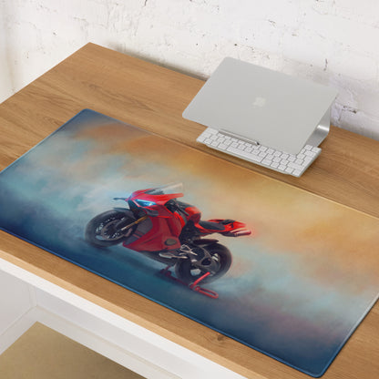 Ducati Panigale V4S Inspired Extended Mouse Pad, Large Desk Mat for Office & Gaming