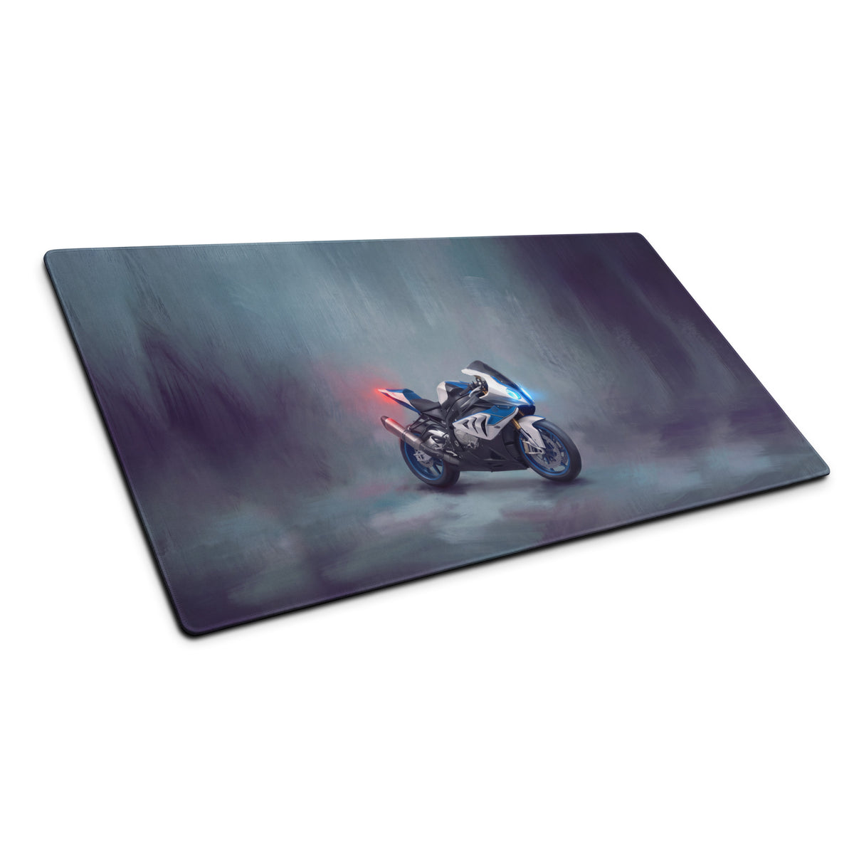 BMW S1000RR Inspired Extra Large Desk Mat, Aesthetic Mousepad for Gamers