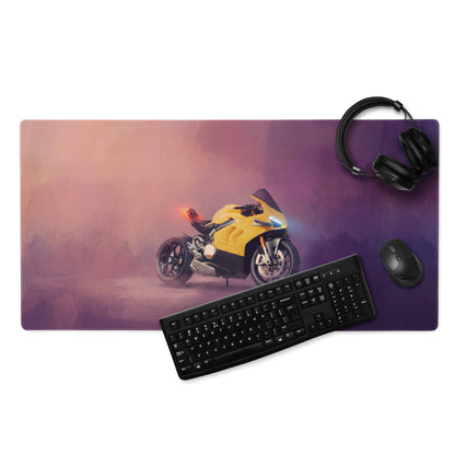 Ducati Panigale V4 Inspired Extended Gaming Mouse Pad, Large Desk Mat