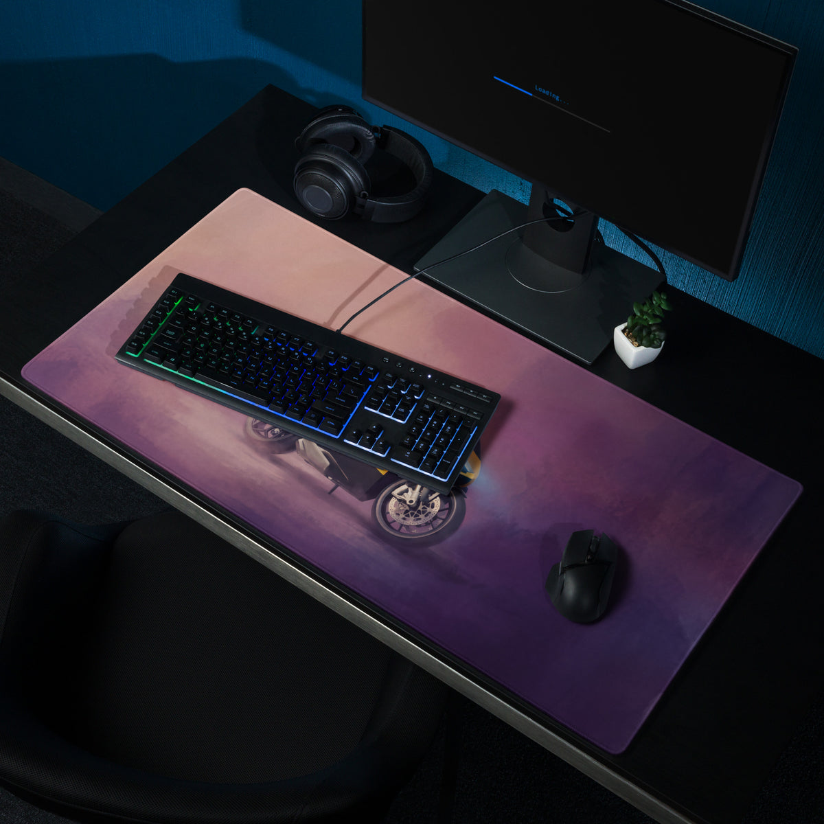 Ducati Panigale V4 Inspired Extended Gaming Mouse Pad, Large Desk Mat