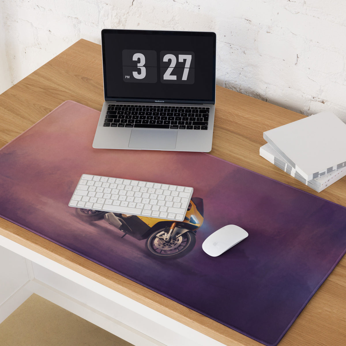 Ducati Panigale V4 Inspired Extended Gaming Mouse Pad, Large Desk Mat