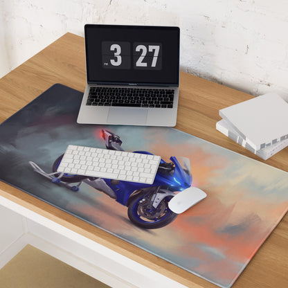 Yamaha R6 Inspired Large Mousepad, Premium Desk Mat for PC Setup
