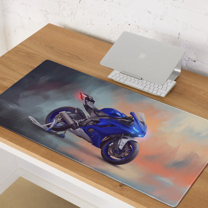 Yamaha R6 Inspired Large Mousepad, Premium Desk Mat for PC Setup