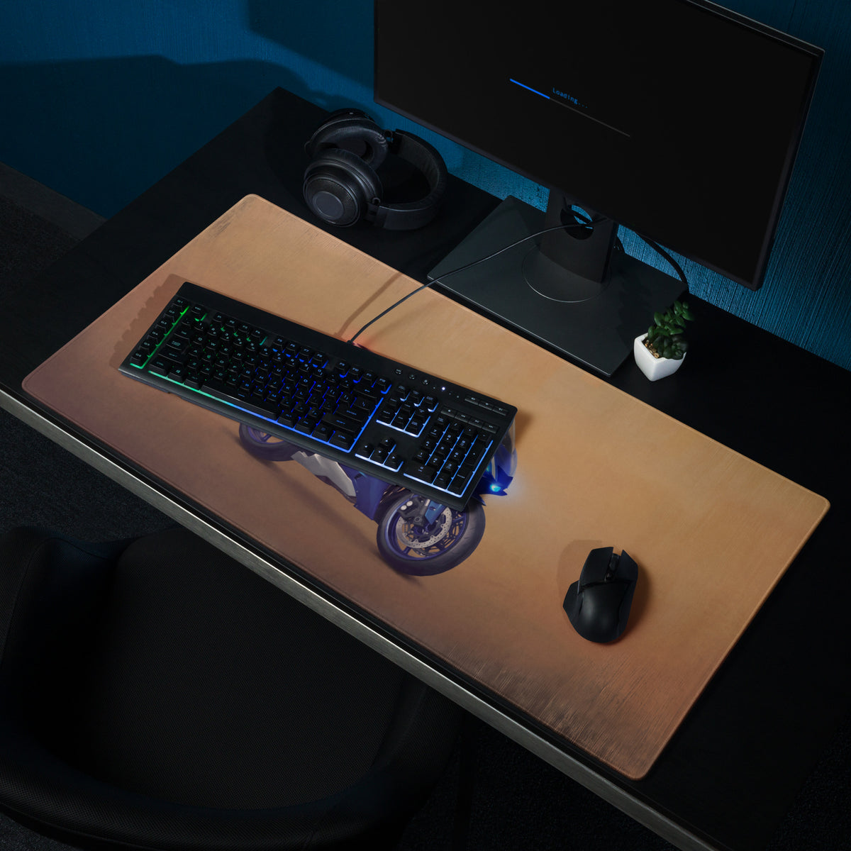 Yamaha R6 Inspired Extended Mouse Pad, Large Desk Mat for PC Setup