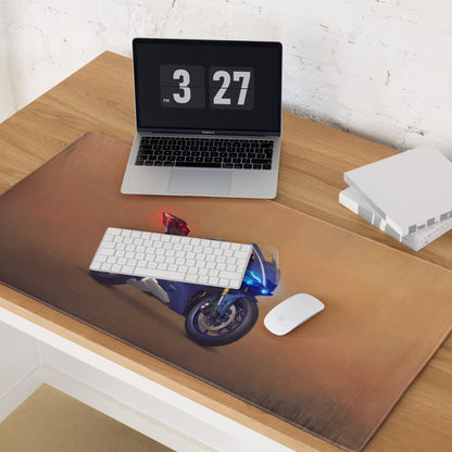 Yamaha R6 Inspired Extended Mouse Pad, Large Desk Mat for PC Setup