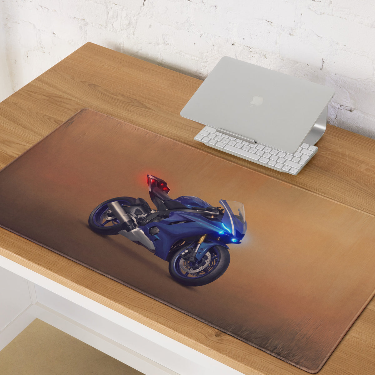 Yamaha R6 Inspired Extended Mouse Pad, Large Desk Mat for PC Setup