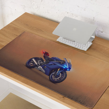 Yamaha R6 Inspired Extended Mouse Pad, Large Desk Mat for PC Setup