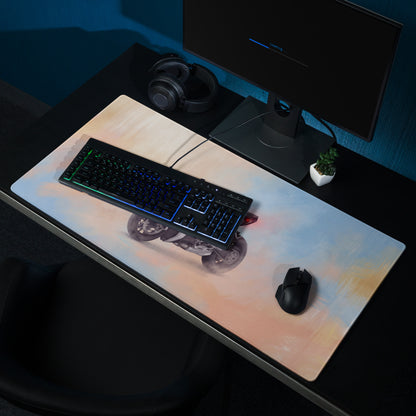 Ducati Streetfighter V4 Inspired Gaming Desk Pad, Oversized Mouse Pad with Stitched Edges