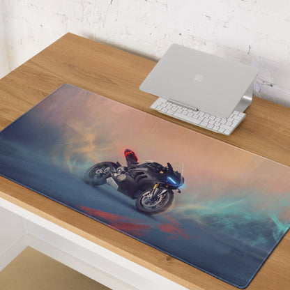 Ducati Panigale V4SP Black Inspired Extended Mouse Pad, Large Desk Mat for Office & Setup