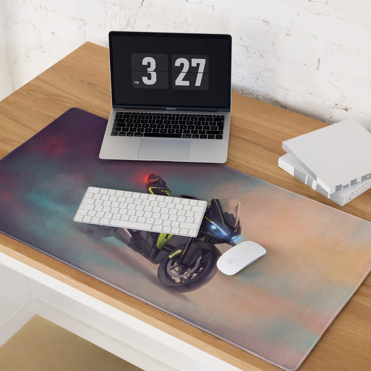 Ducati V4 Lamborghini Inspired Large Mousepad, Premium Desk Mat for PC Setup