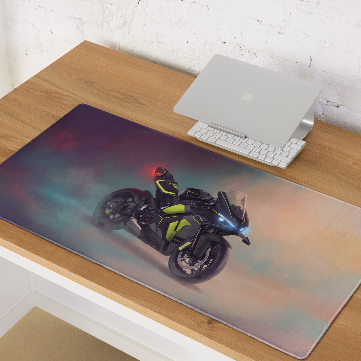 Ducati V4 Lamborghini Inspired Large Mousepad, Premium Desk Mat for PC Setup