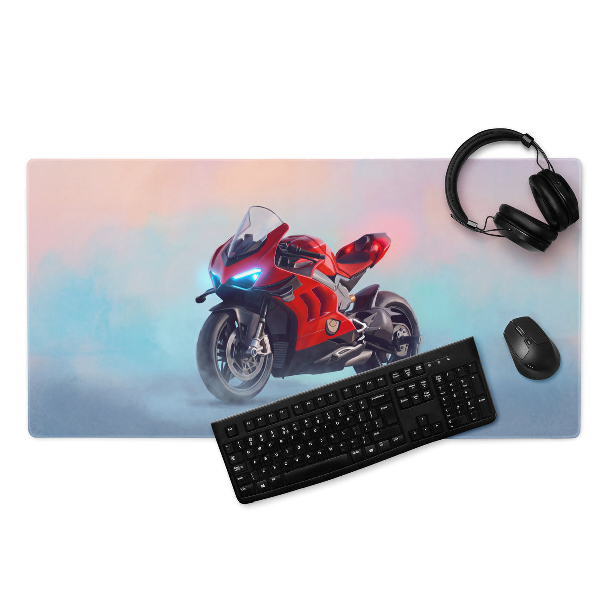 Ducati Superleggera V4 Inspired Large Mousepad, Premium Desk Mat for PC Setup