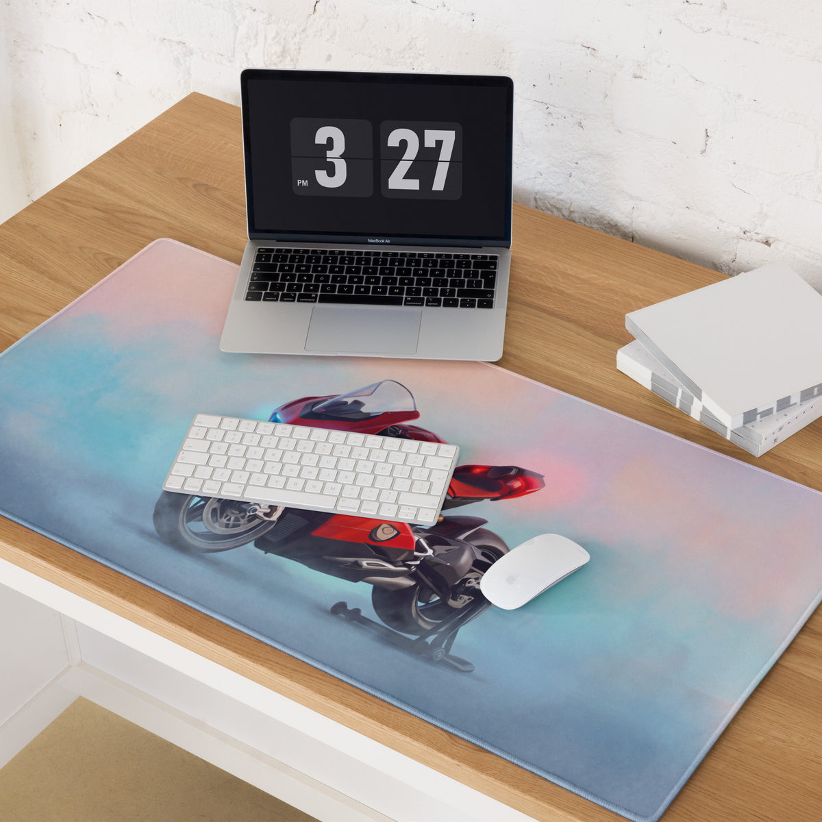 Ducati Superleggera V4 Inspired Large Mousepad, Premium Desk Mat for PC Setup