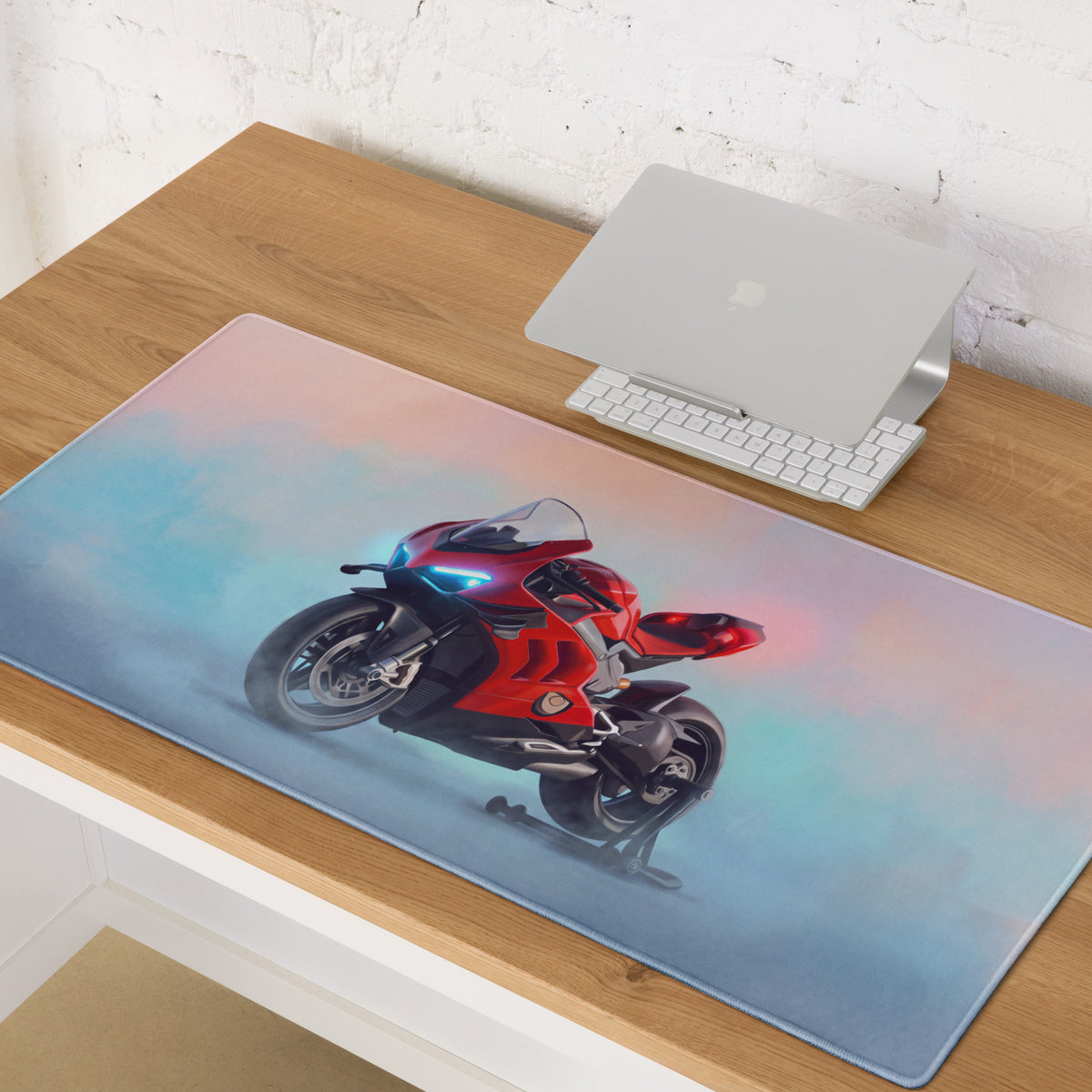 Ducati Superleggera V4 Inspired Large Mousepad, Premium Desk Mat for PC Setup