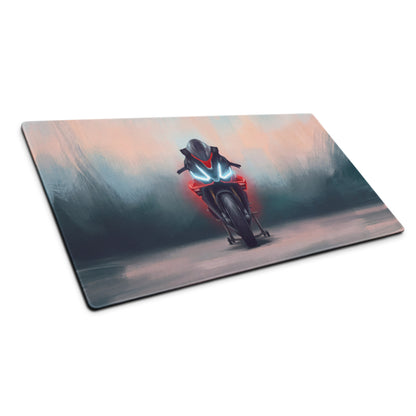 Aprilia RSV4 Factory Inspired Extra Large Desk Mat, Aesthetic Mousepad for Gamers
