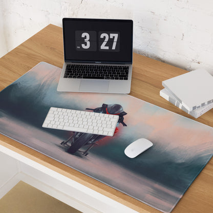 Aprilia RSV4 Factory Inspired Extra Large Desk Mat, Aesthetic Mousepad for Gamers