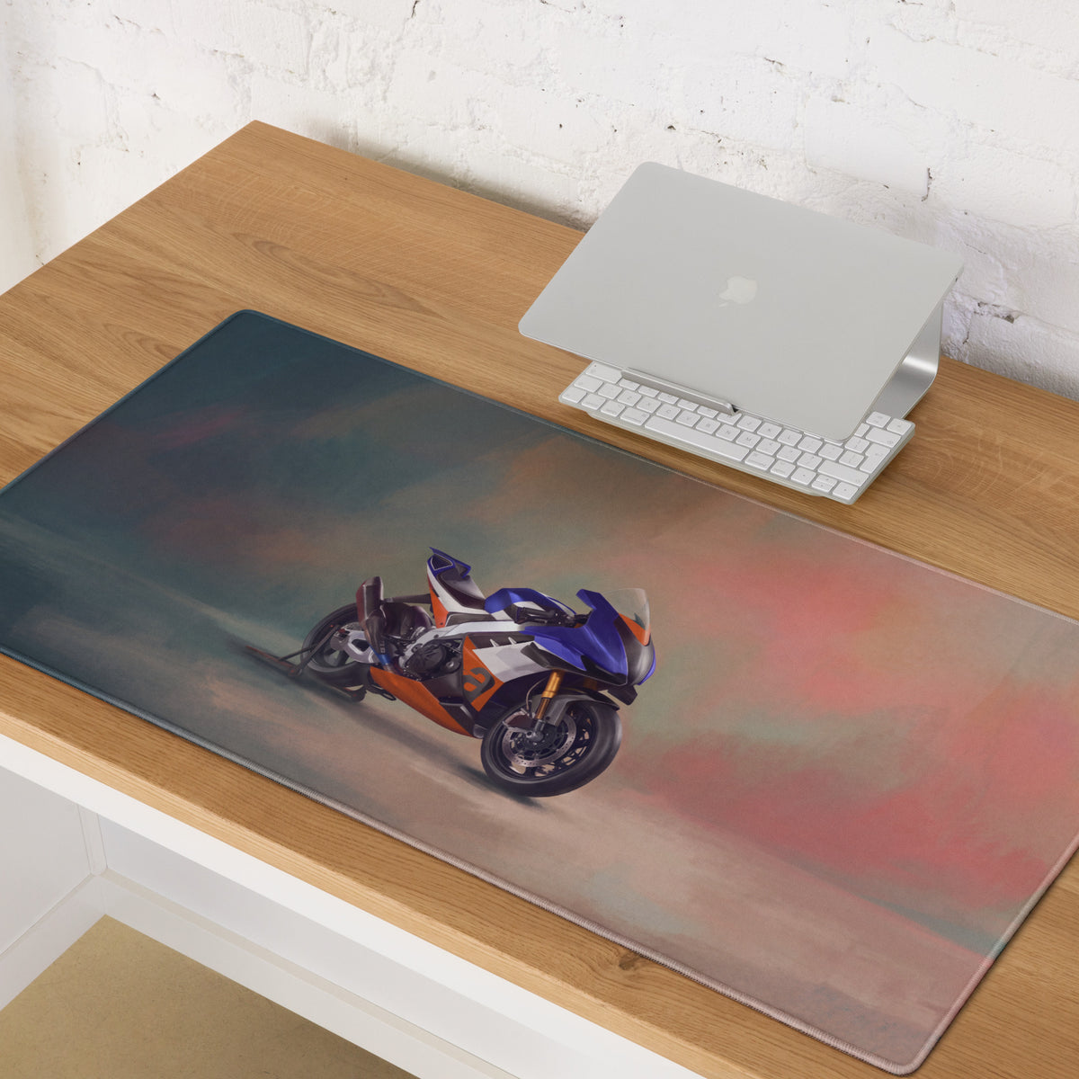 Aprilia RSV4 Xtrenta Inspired Extra Large Desk Mat, Aesthetic Mousepad for Gamers