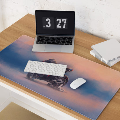 BMW M1000RR Inspired Extended Gaming Mouse Pad, Large Desk Mat for PC Setup