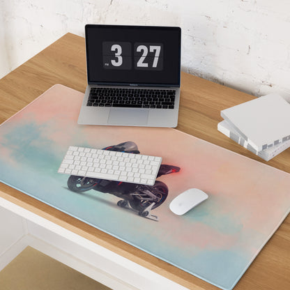 BMW M1000RR Carbon Inspired Large Mousepad, Premium Desk Mat for Office & Setup