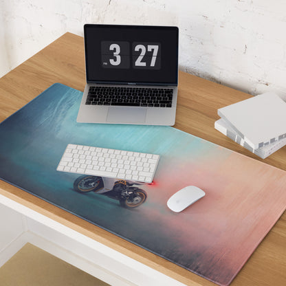 MV Agusta Superveloce Inspired Extra Large Gaming Mousepad, Non-Slip Stitched Edges Desk Mat