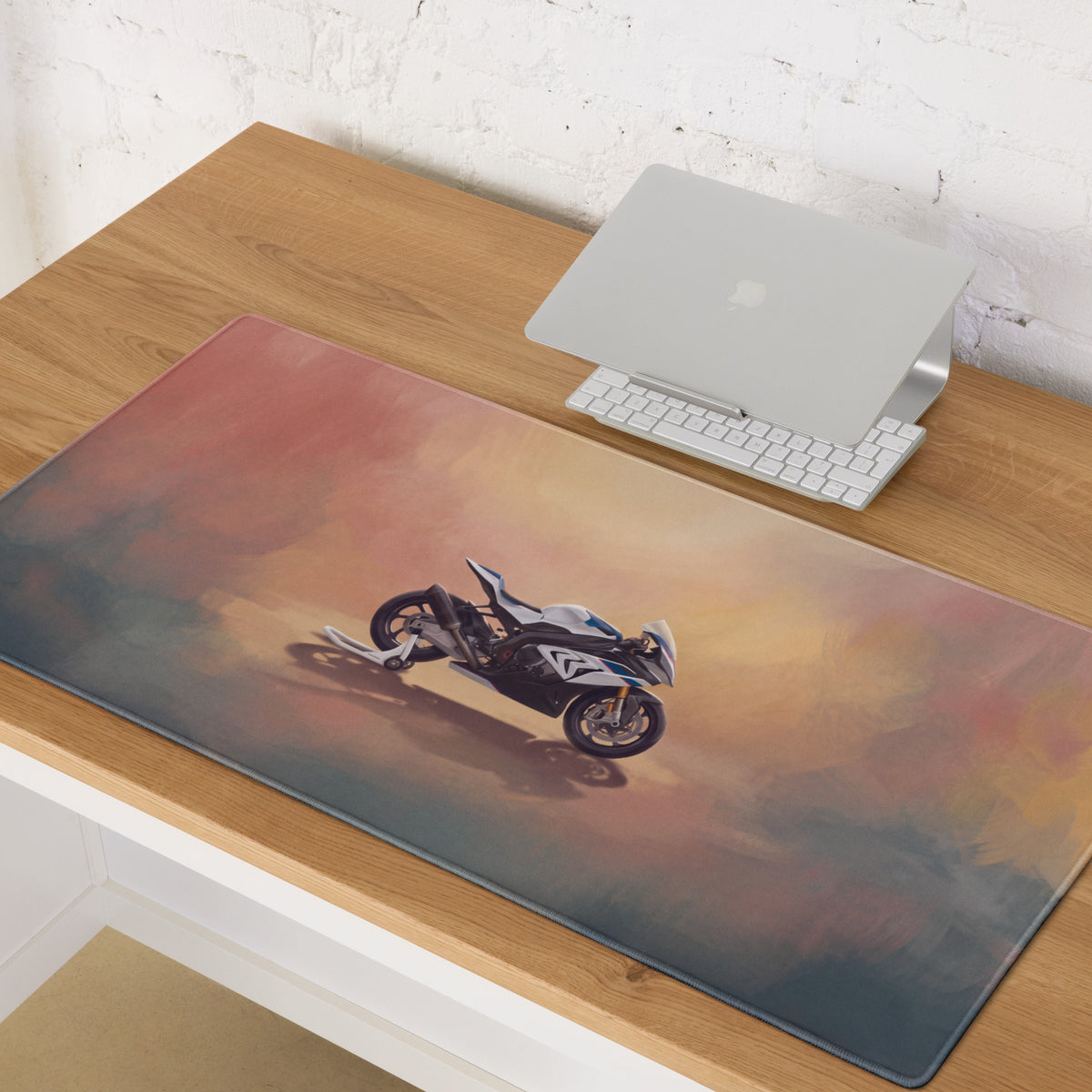 BMW S1000RR Inspired Large Mouse Pad, Smooth Surface Racing Desk Accessory