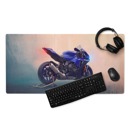 Yamaha R1 Inspired Giant Desk Mat, Waterproof Speed Edition Gaming Mousepad