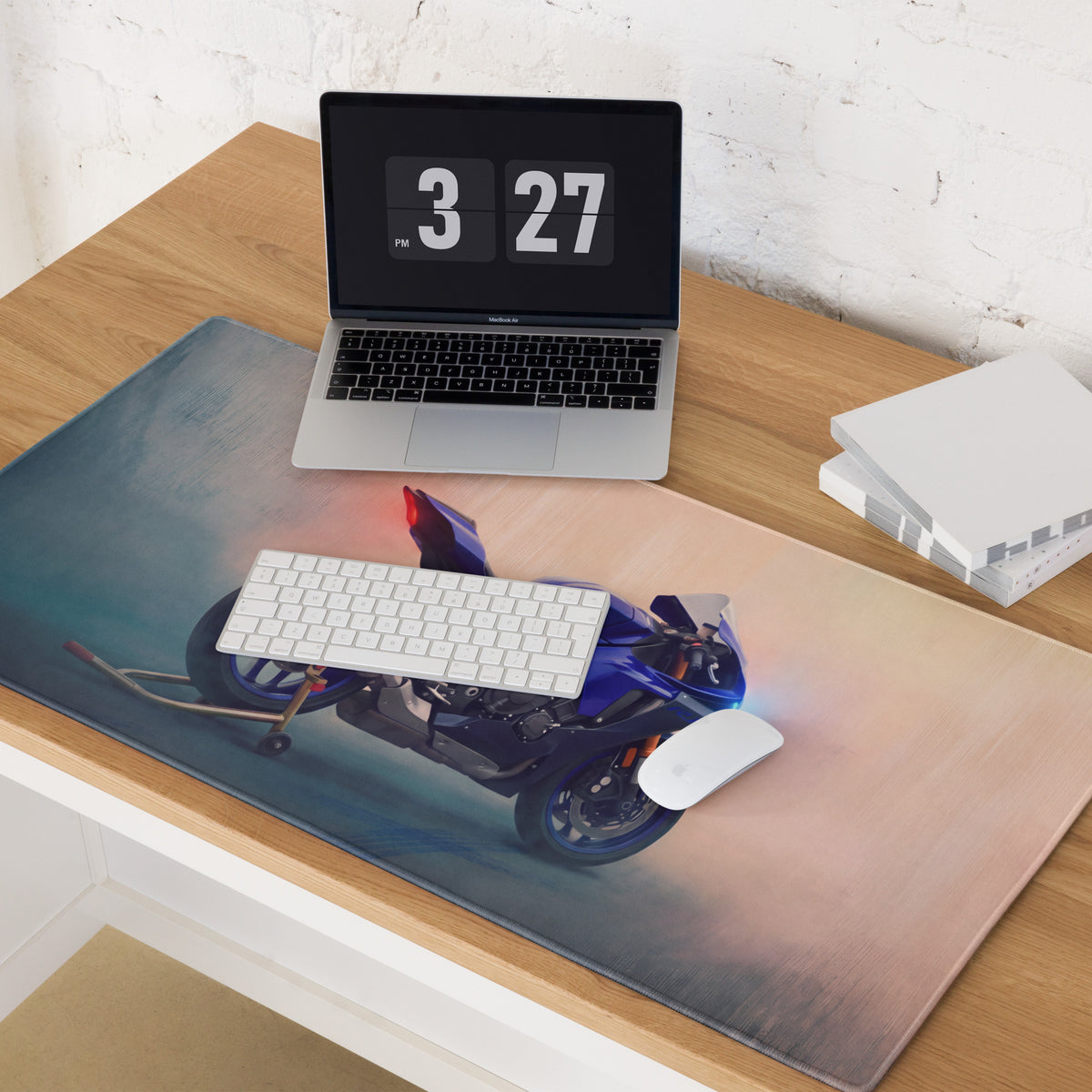 Yamaha R1 Inspired Giant Desk Mat, Waterproof Speed Edition Gaming Mousepad