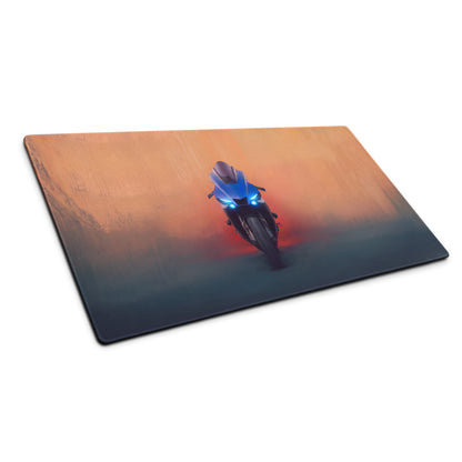 Yamaha R1 Inspired Gaming Mousepad, Supersport Motorcycle Desk Pad, Waterproof Office Decor