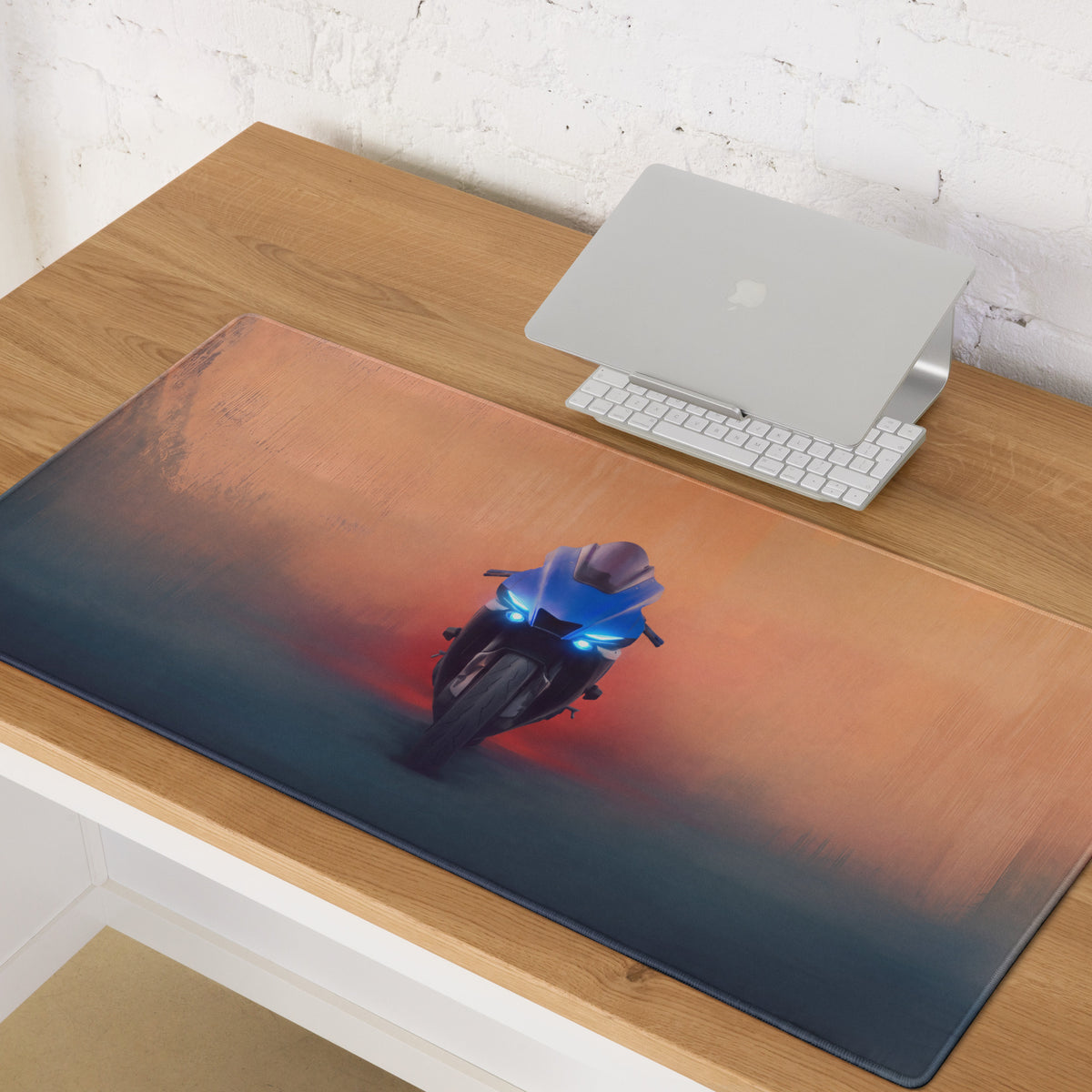 Yamaha R1 Inspired Gaming Mousepad, Supersport Motorcycle Desk Pad, Waterproof Office Decor
