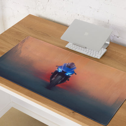 Yamaha R1 Inspired Gaming Mousepad, Supersport Motorcycle Desk Pad, Waterproof Office Decor