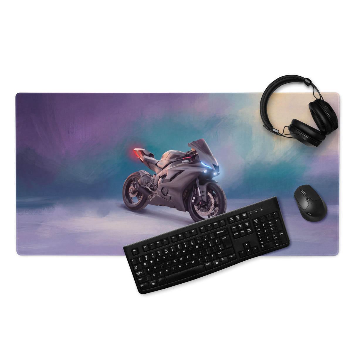 Yamaha R6 Inspired Extra Large Gaming Mouse Pad, Sport Motorcycle Desk Accessory