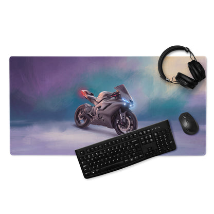 Yamaha R6 Inspired Extra Large Gaming Mouse Pad, Sport Motorcycle Desk Accessory