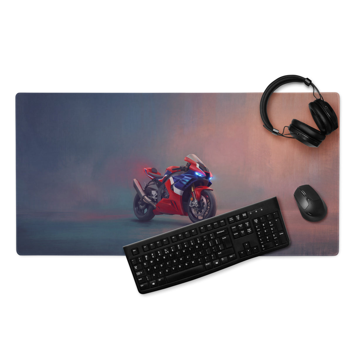 Honda CBR1000RR-R Inspired Extra Large Gaming Mouse Pad, Racing Superbike Desk Accessory, Waterproof Surface